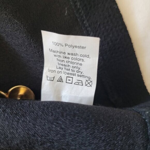 Madewell et SEZANE Colette Black Top with Gold Buttons Size XS - Picture 11 of 12